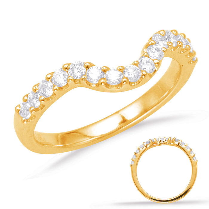 Yellow Gold Matching Band - EN8078-BYG