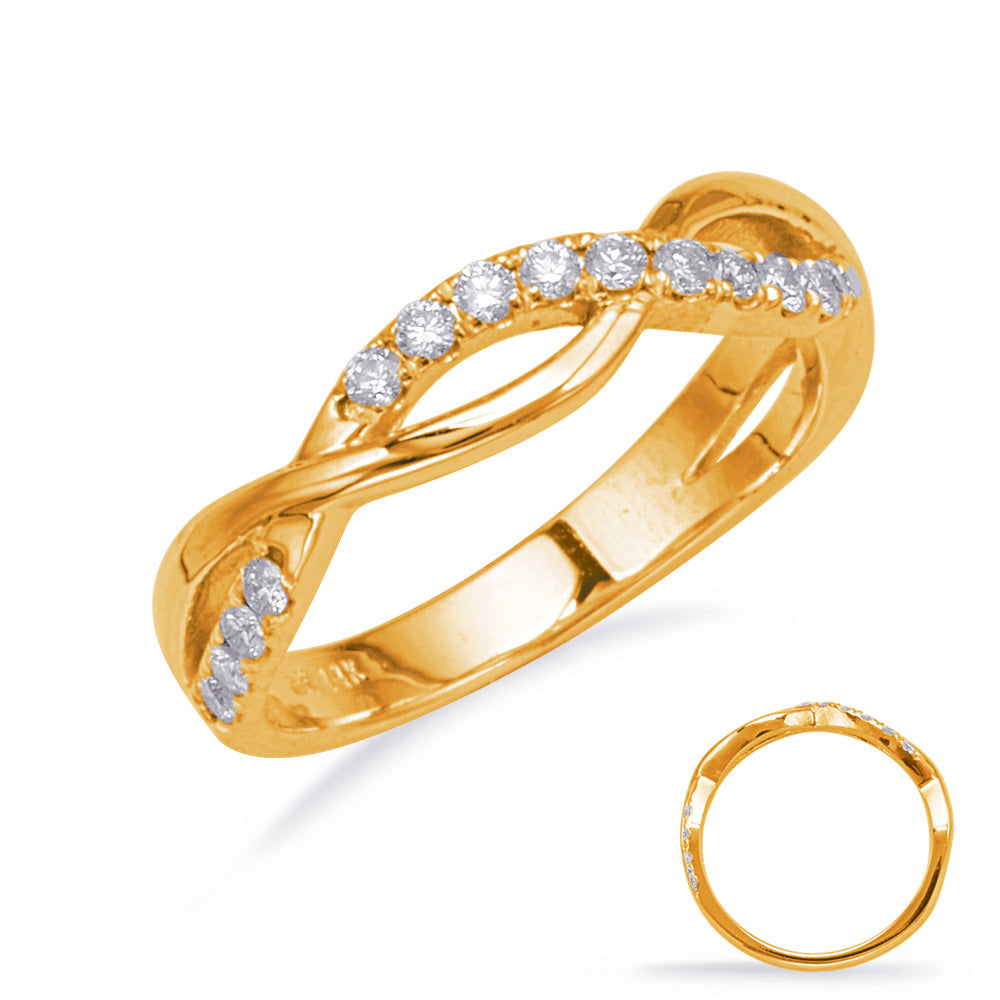 Yellow Gold Matching Band - EN8080-BYG