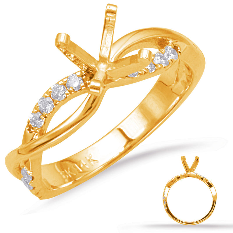 Yellow Gold Engagement Ring - EN8080YG