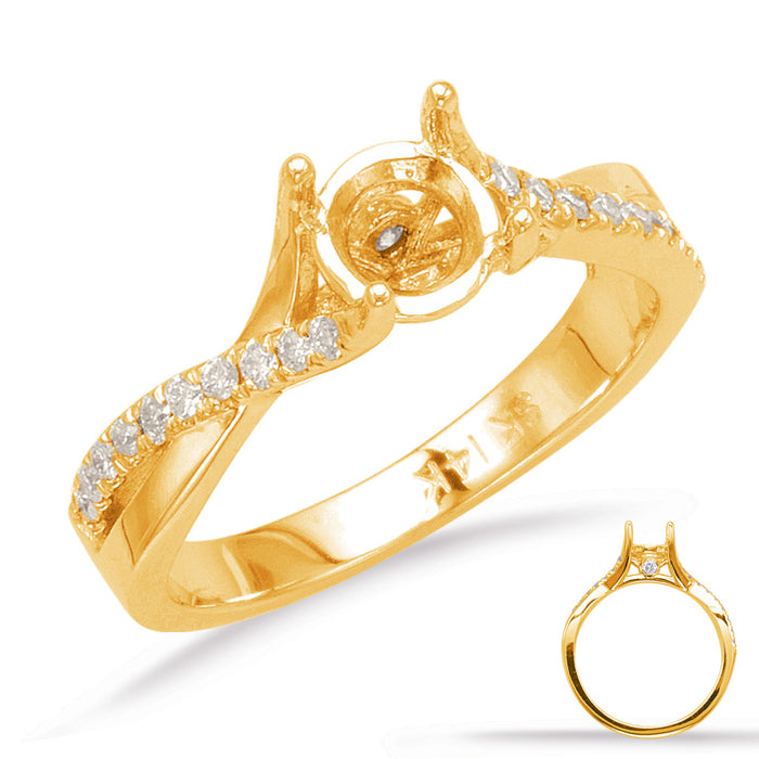 Yellow Gold Engagement Ring - EN8081-1YG