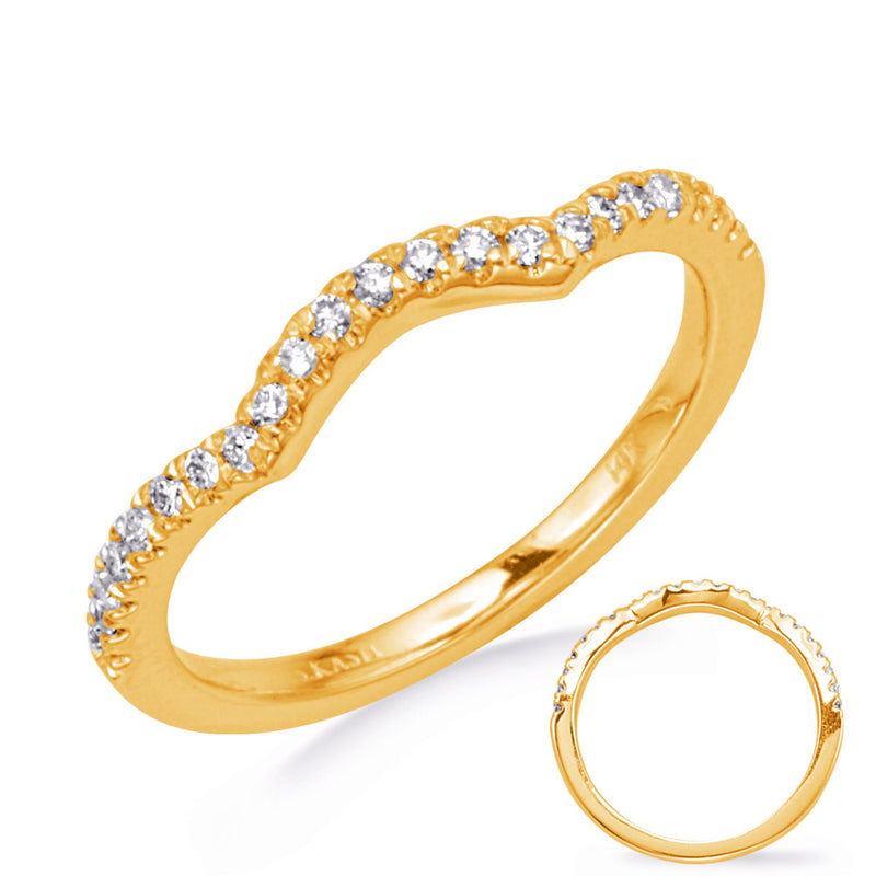 Yellow Gold Wedding Band - EN8081-B1YG