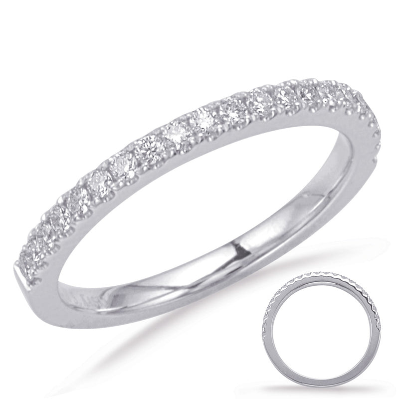 White Gold Matching Band - EN8083-BWG