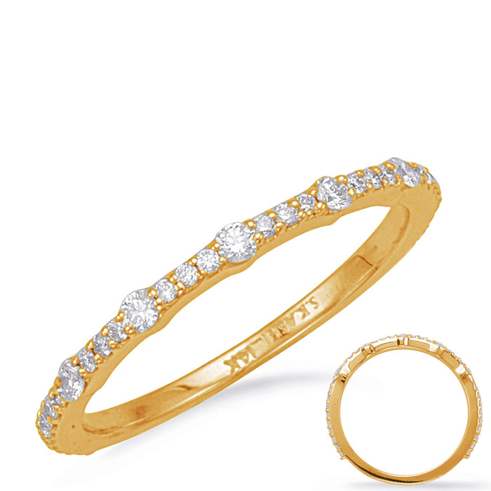 Yellow Gold Matching Band - EN8084-BYG