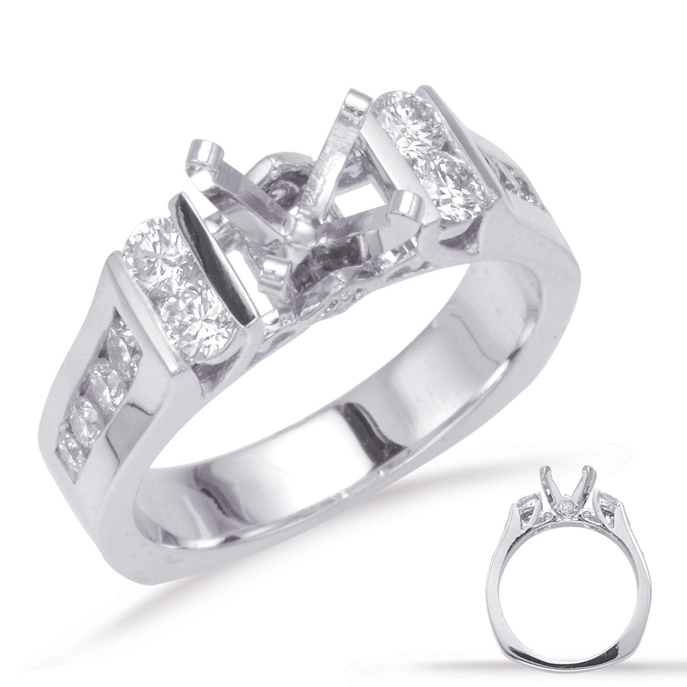 White Gold Engagement Ring - EN8085WG