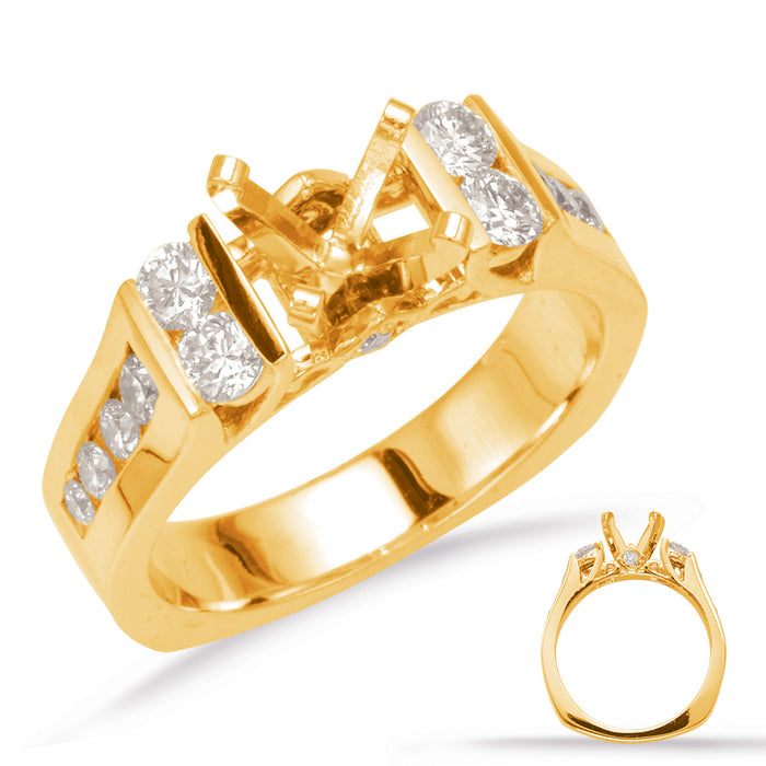 Yellow Gold Engagement Ring - EN8085YG