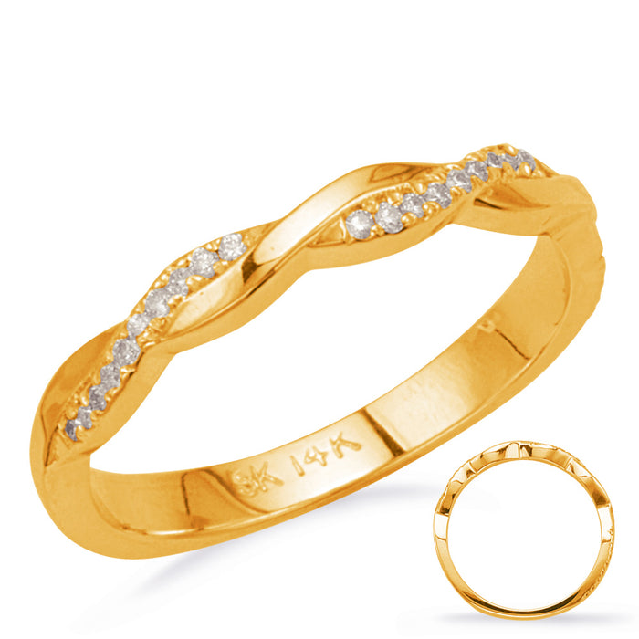 Yellow Gold Matching Band - EN8091-BYG