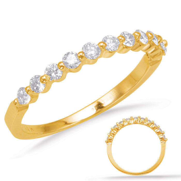 Yellow Gold Matching Band - EN8092-BYG