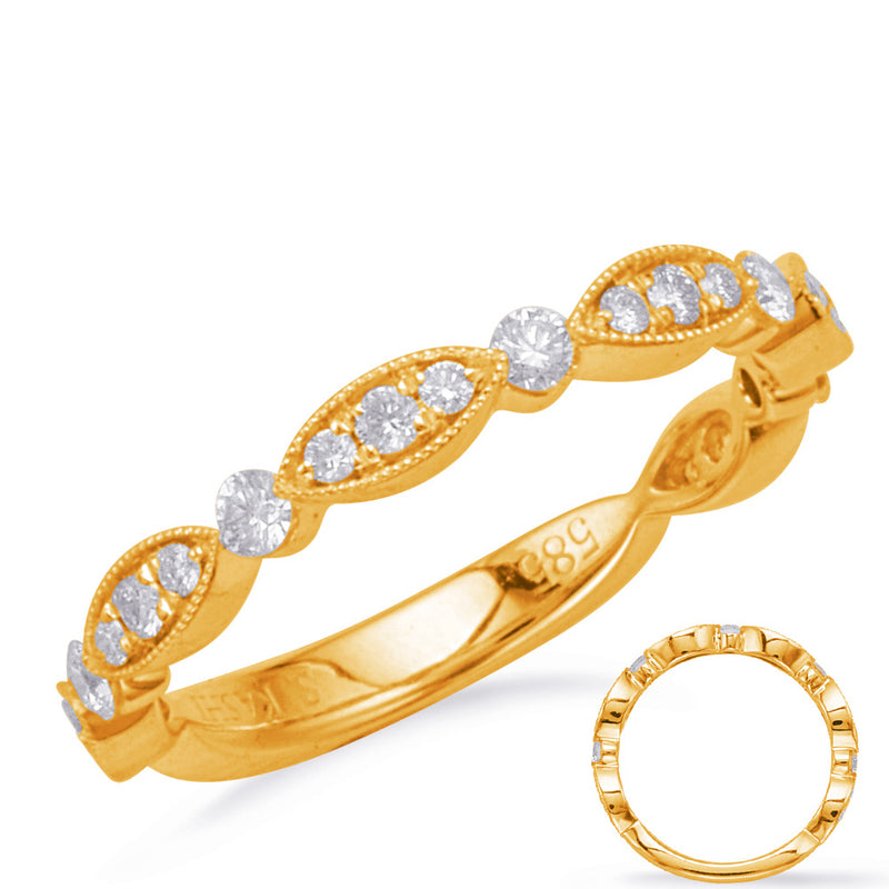 Yellow Gold Wedding Band - EN8093-BYG