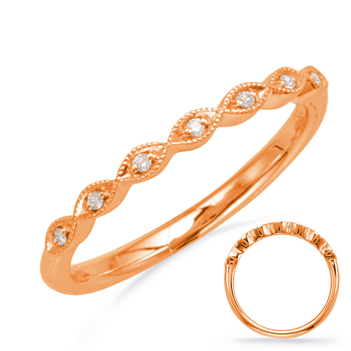 Rose Gold Matching Band - EN8096-BRG