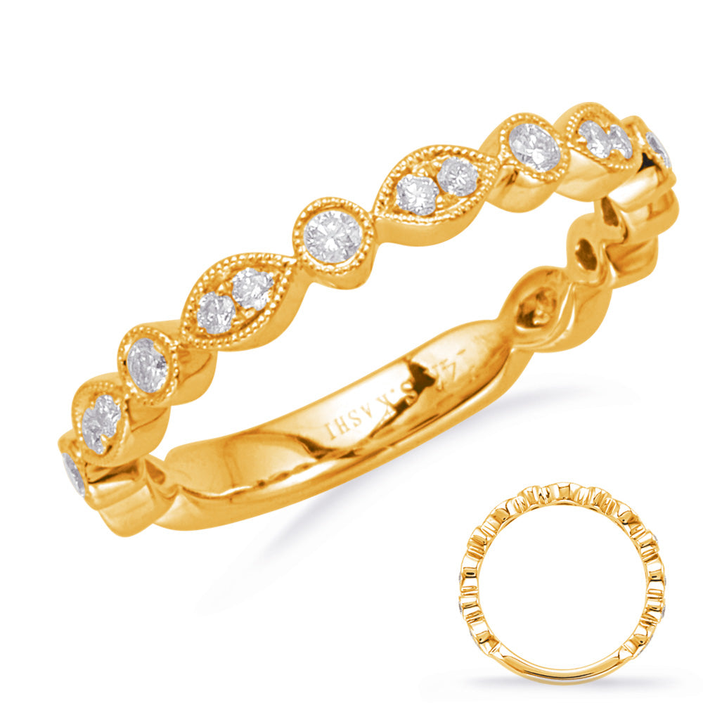 Yellow Gold Matching Band - EN8097-BYG