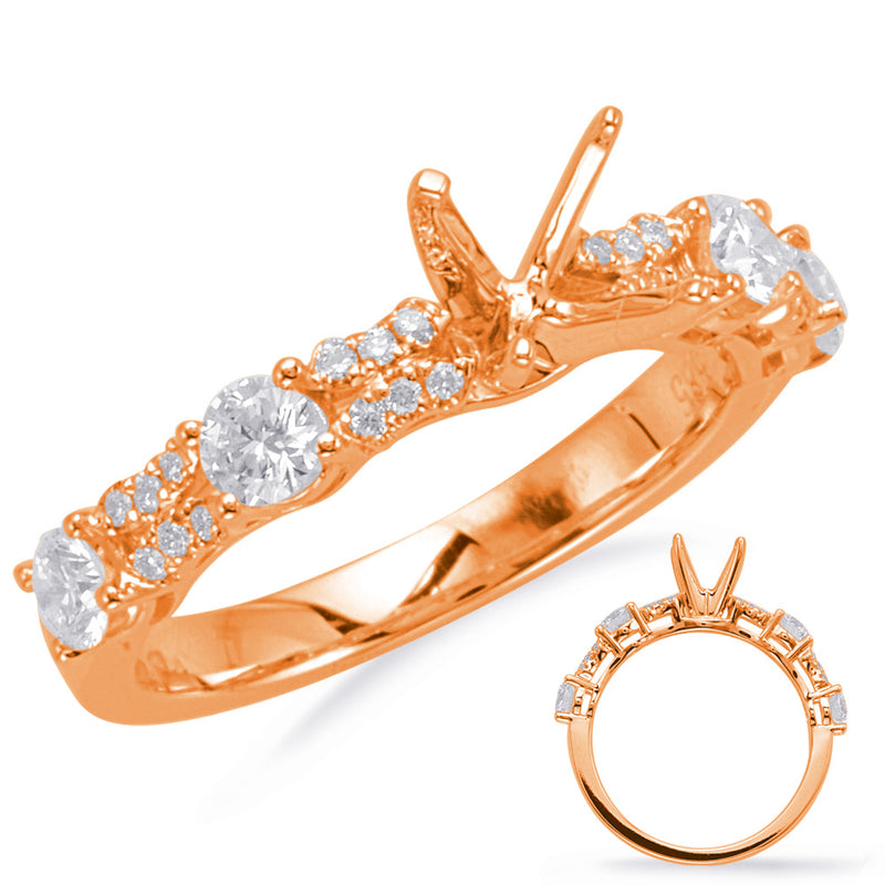 Rose Gold Engagement Ring - EN8098-1RG