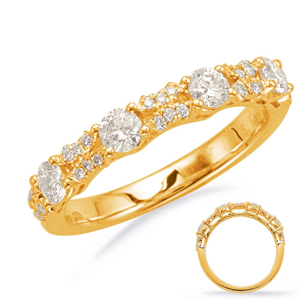 Yellow Gold Matching Band - EN8098-BYG