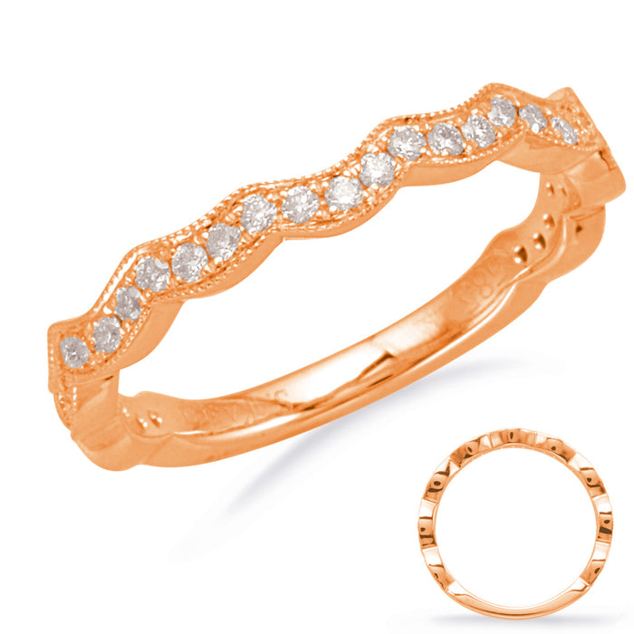 Rose Gold Matching Band - EN8099-BRG