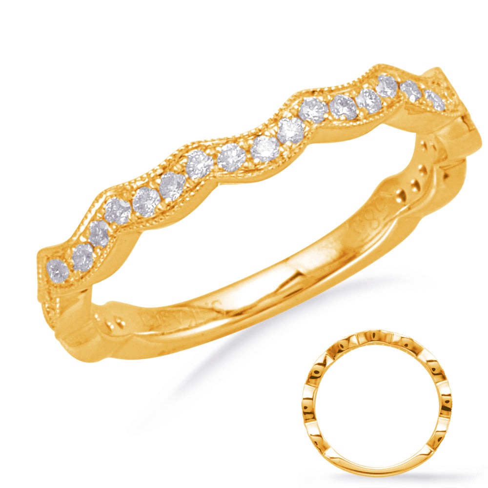 Yellow Gold Matching Band - EN8099-BYG