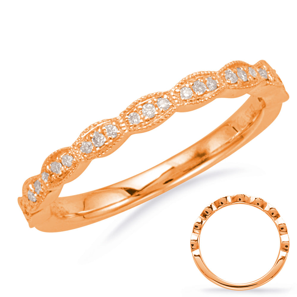 Rose Gold Matching Band - EN8102-BRG