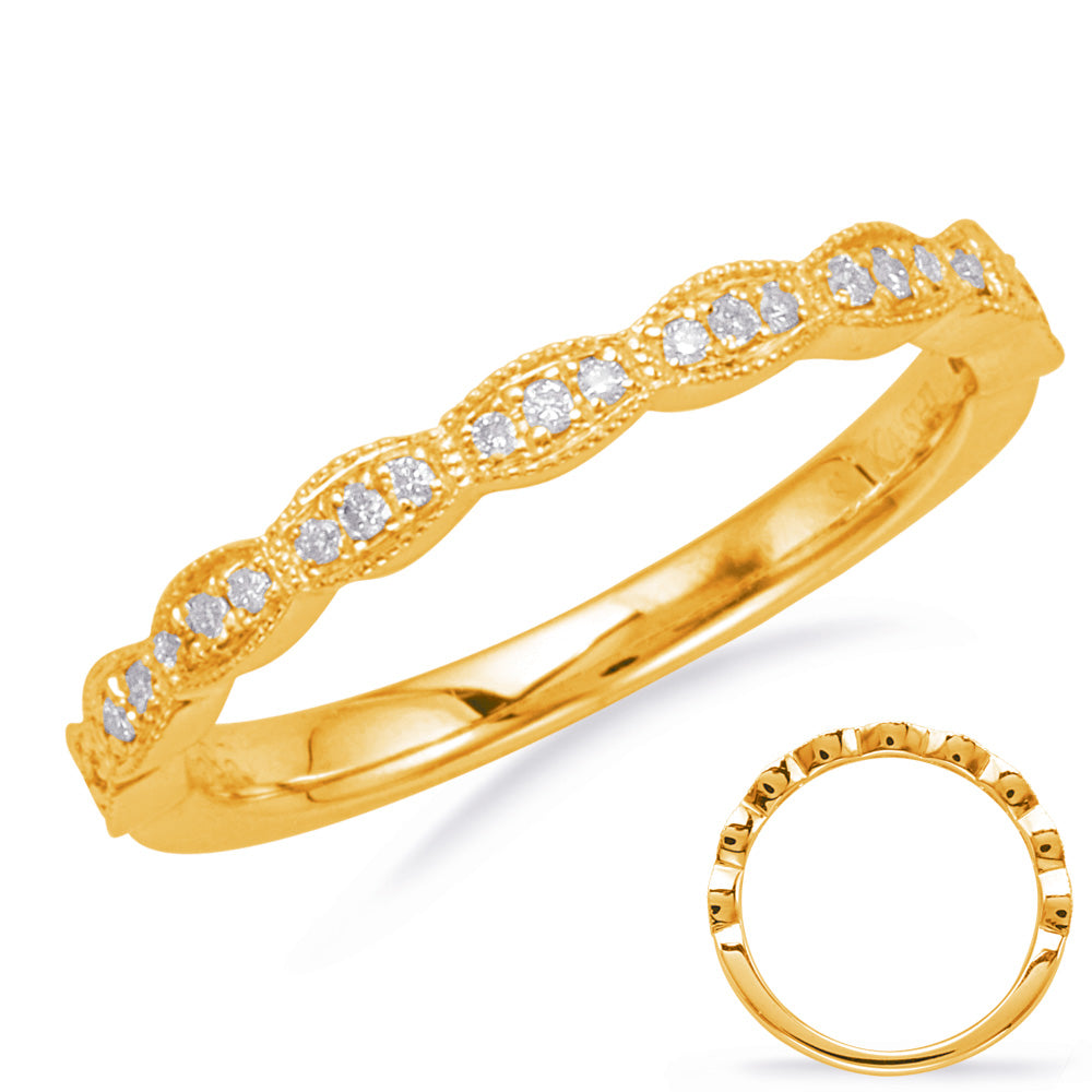 Yellow Gold Matching Band - EN8102-BYG