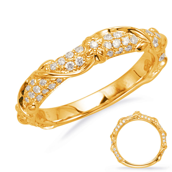 Yellow Gold Matching Band - EN8104-BYG