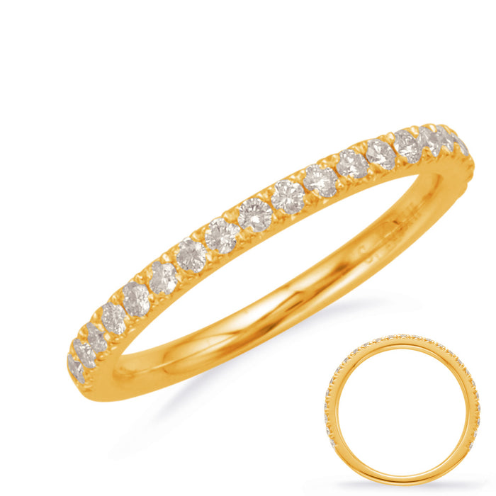 Yellow Gold Matching Band - EN8105-BYG