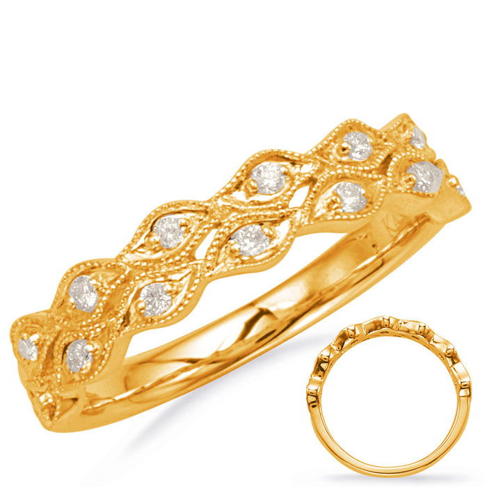 Yellow Gold Matching Band - EN8106-BYG