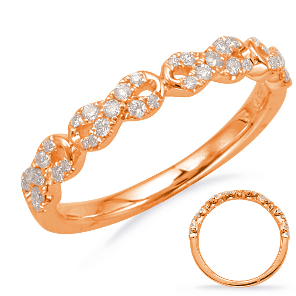 Rose Gold Matching Band - EN8107-BRG