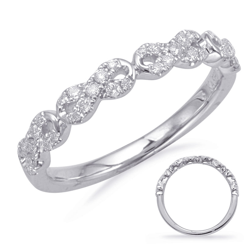 White Gold Matching Band - EN8107-BWG