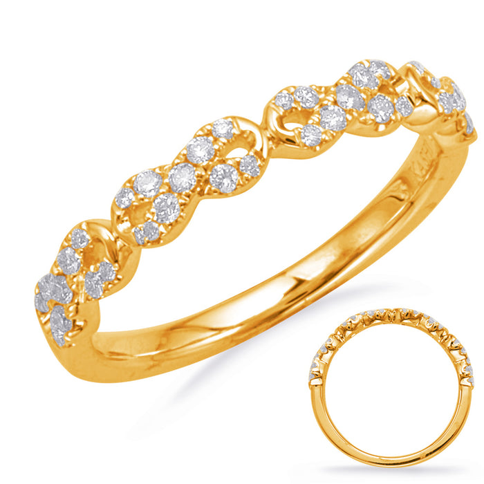 Yellow Gold Matching Band - EN8107-BYG