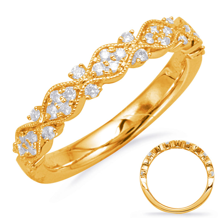 Yellow Gold Matching Band - EN8108-BYG