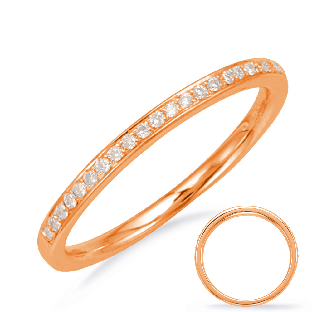 Rose Gold Matching Band - EN8112-B125RG