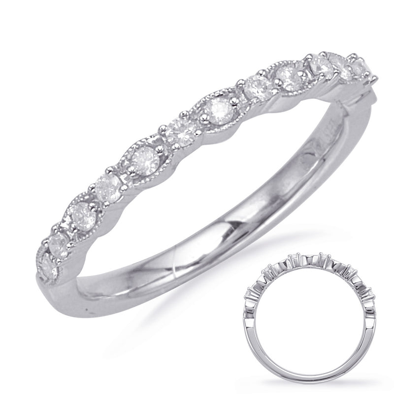 White Gold Matching Band - EN8114-BWG