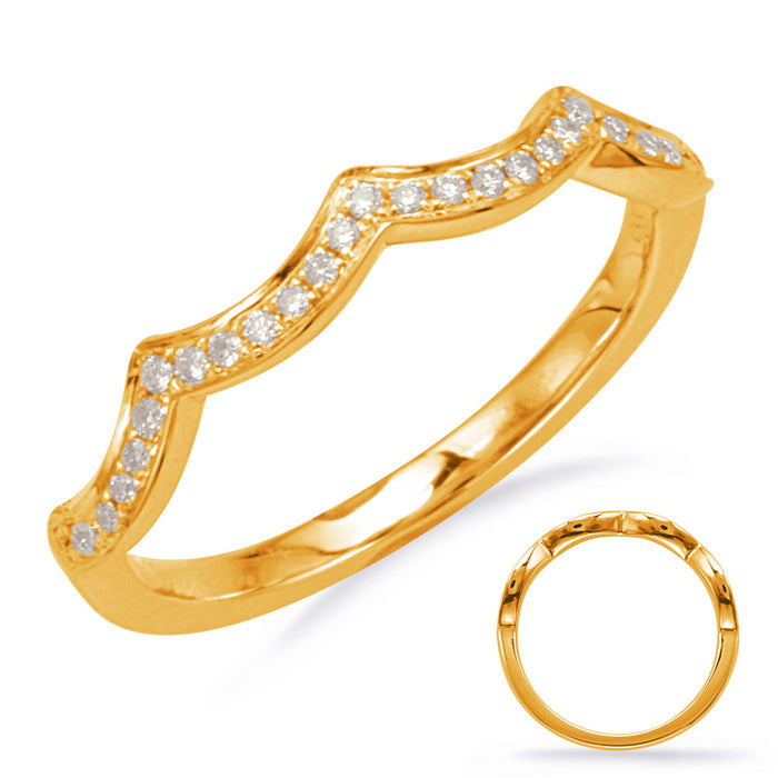 Yellow Gold Matching Band - EN8115-BYG