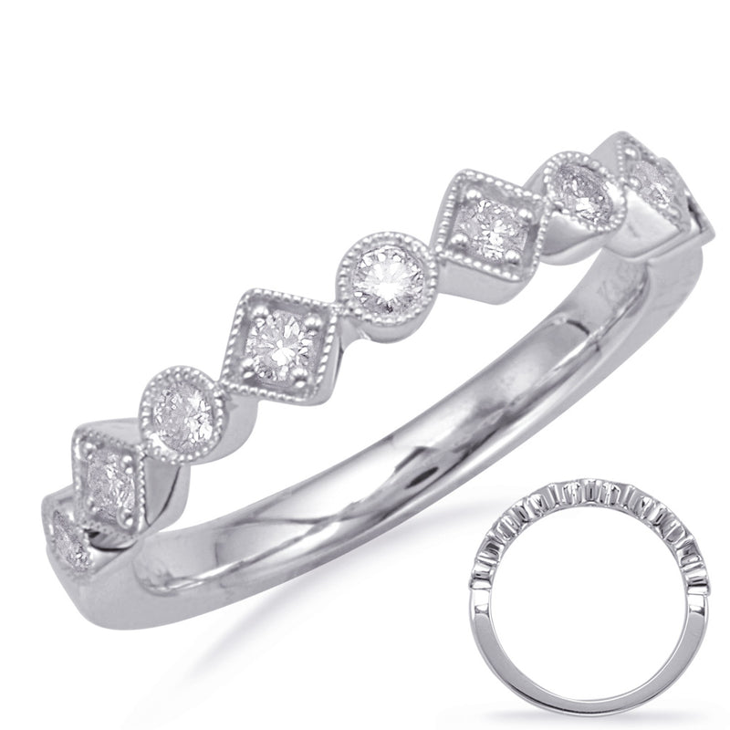 White Gold Matching Band - EN8117-BWG