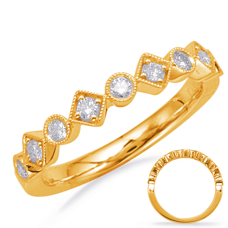 Yellow Gold Matching Band - EN8117-BYG