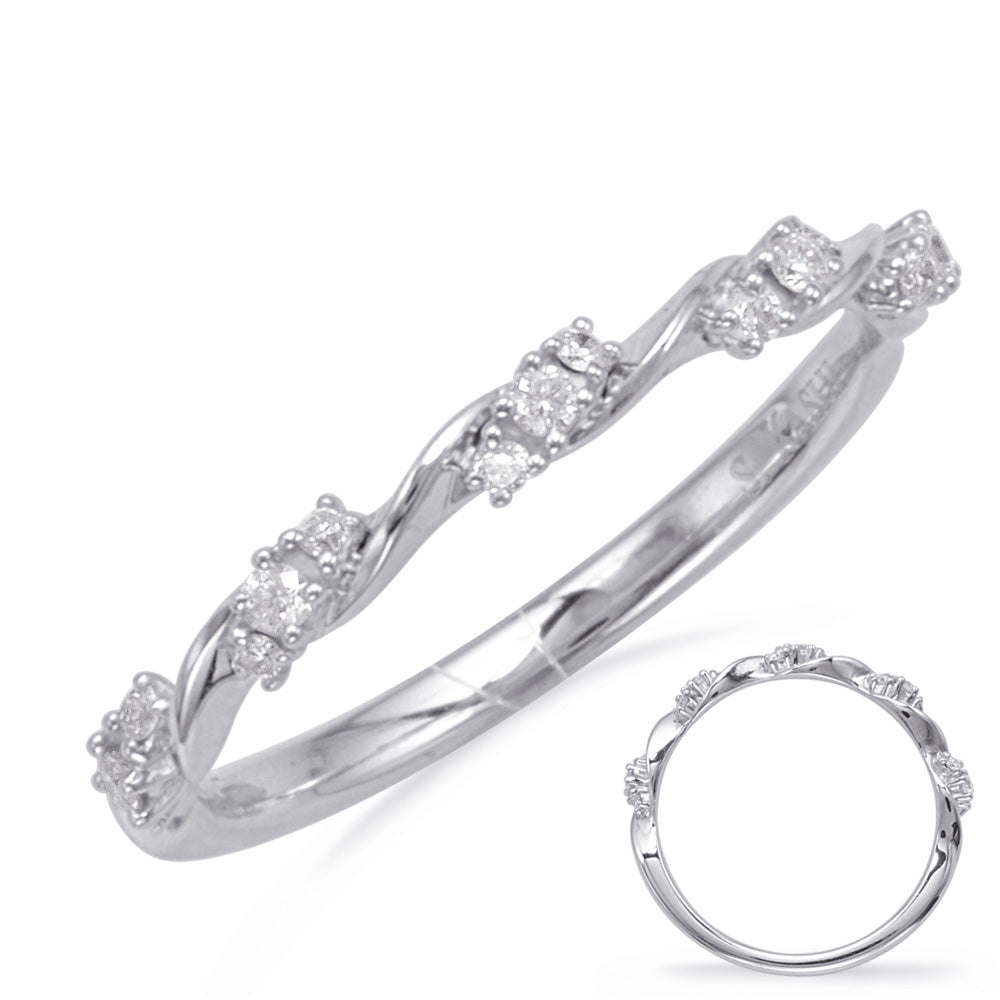 White Gold Matching Band - EN8118-BWG