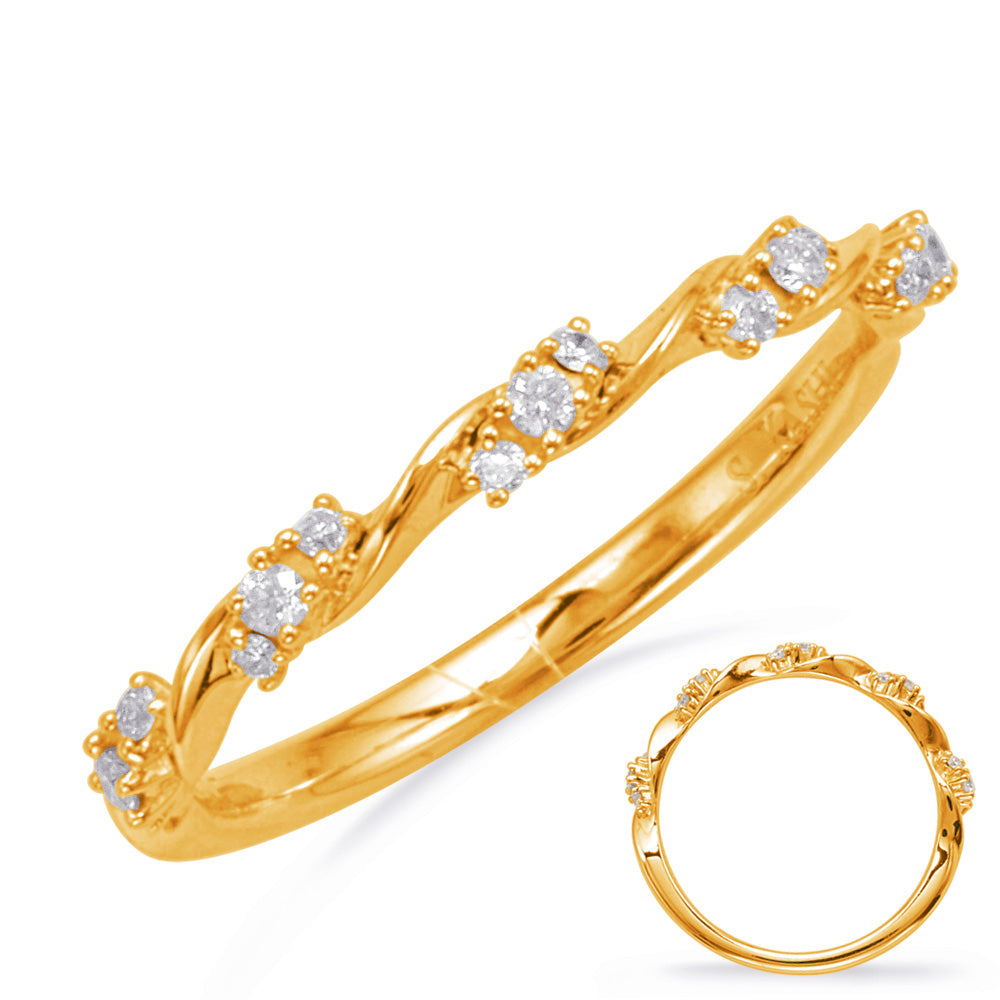 Yellow Gold Matching Band - EN8118-BYG