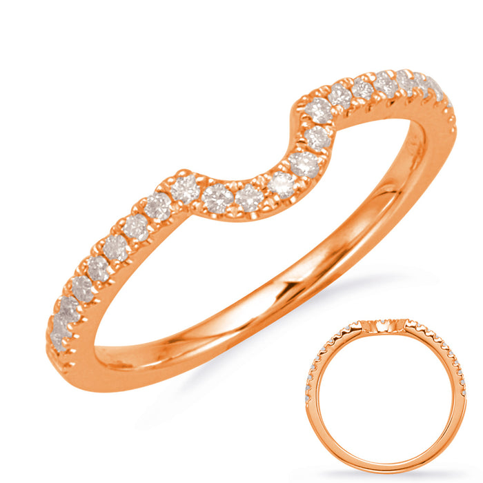 Rose Gold Matching Band - EN8119-BRG