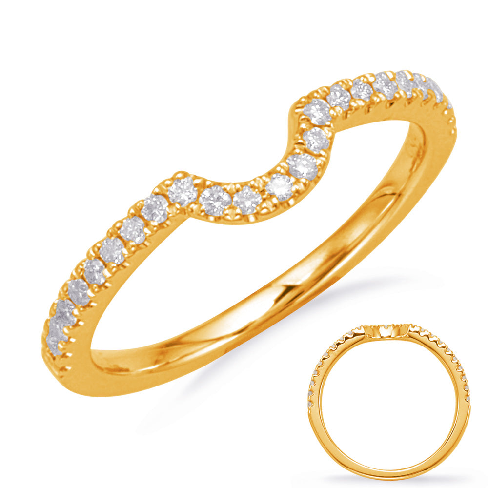 Yellow Gold Matching Band - EN8119-BYG