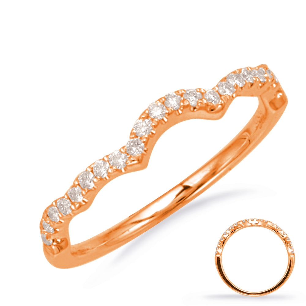 Rose Gold Matching Band - EN8122-BRG