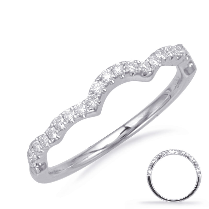 White Gold Matching Band - EN8122-BWG