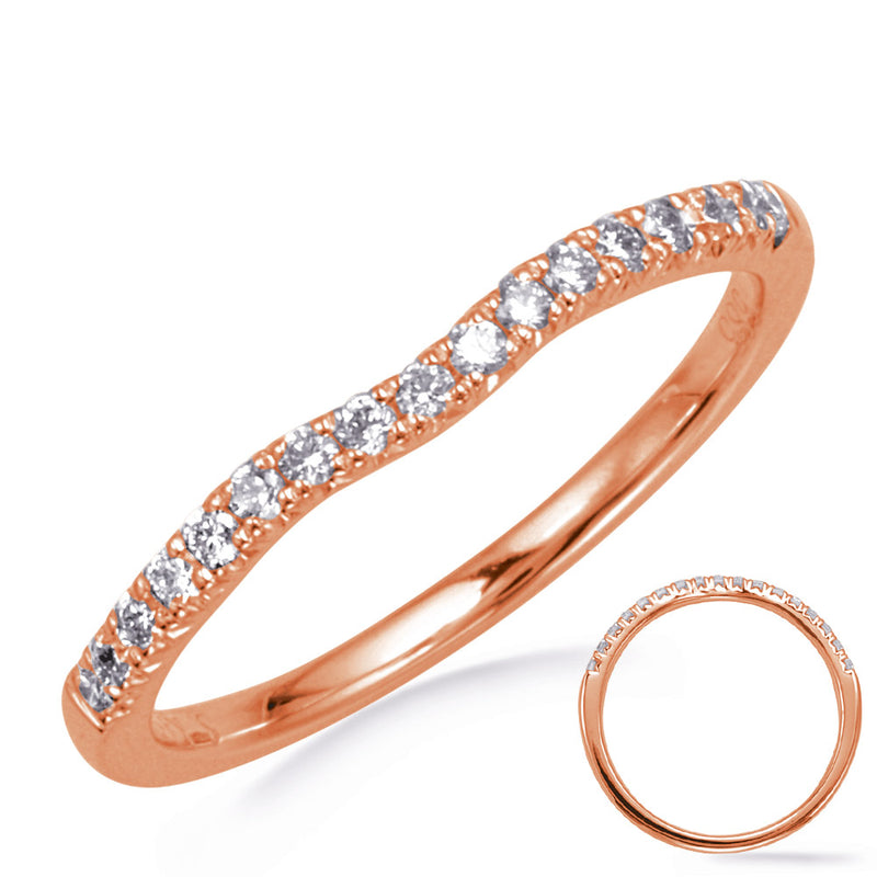 Rose Gold Wedding Band - EN8123-B1RG