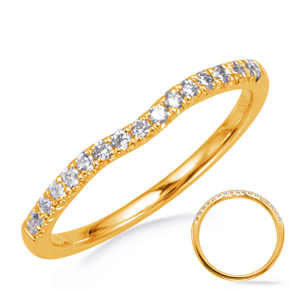 Yellow Gold Wedding Band - EN8123-B50YG