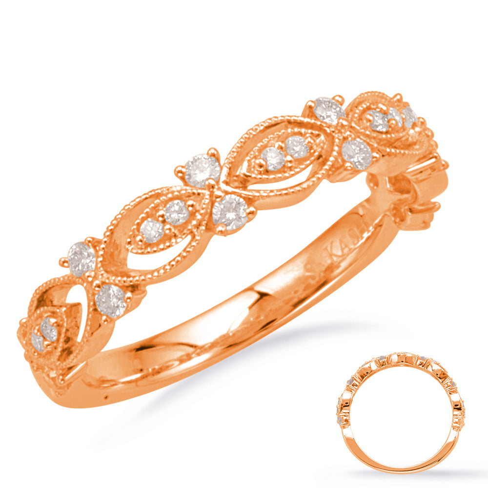 Rose Gold Matching Band - EN8124-BRG