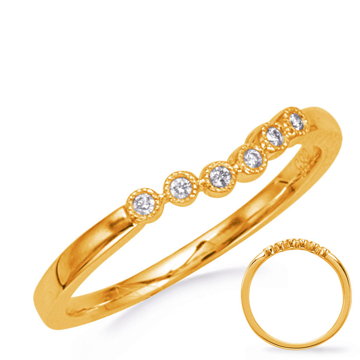 Yellow Gold Matching Band - EN8125-B6X4MYG