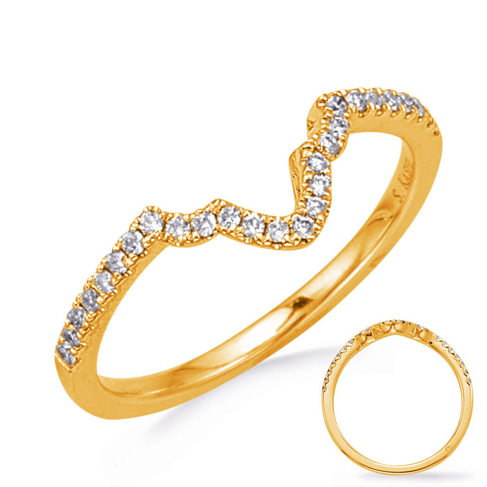 Yellow Gold Wedding Band - EN8126-B10X5MYG