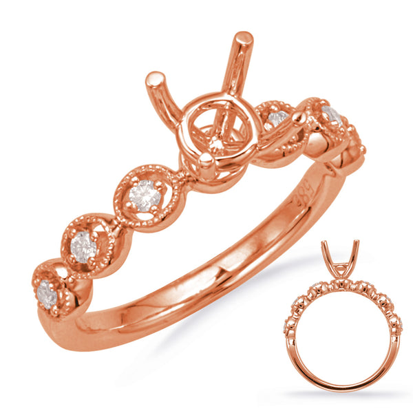 Rose Gold Engagement Ring - EN8131-1RG