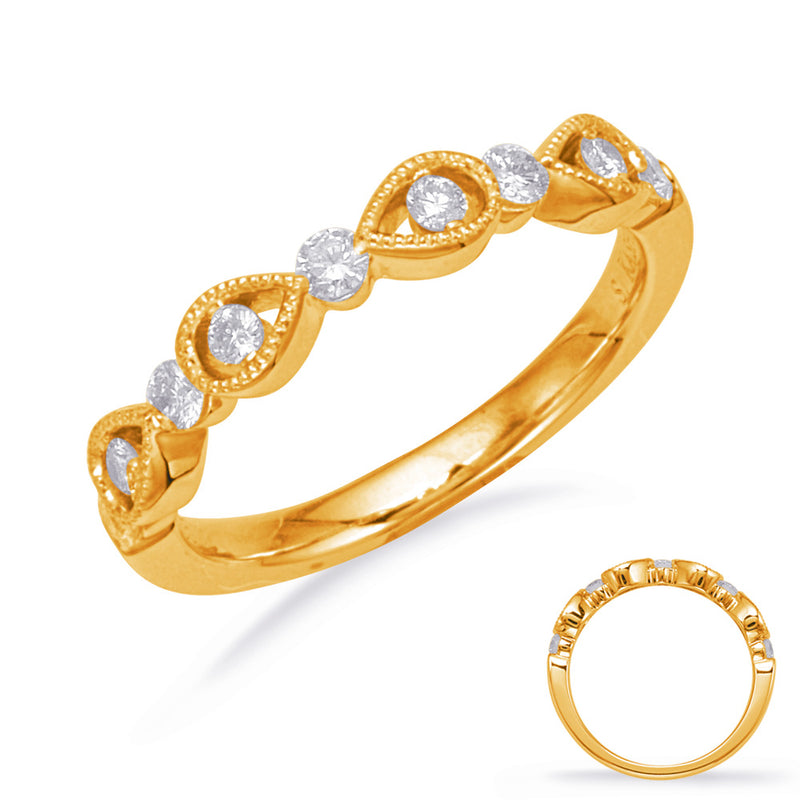 Yellow Gold Matching Band - EN8132-BYG