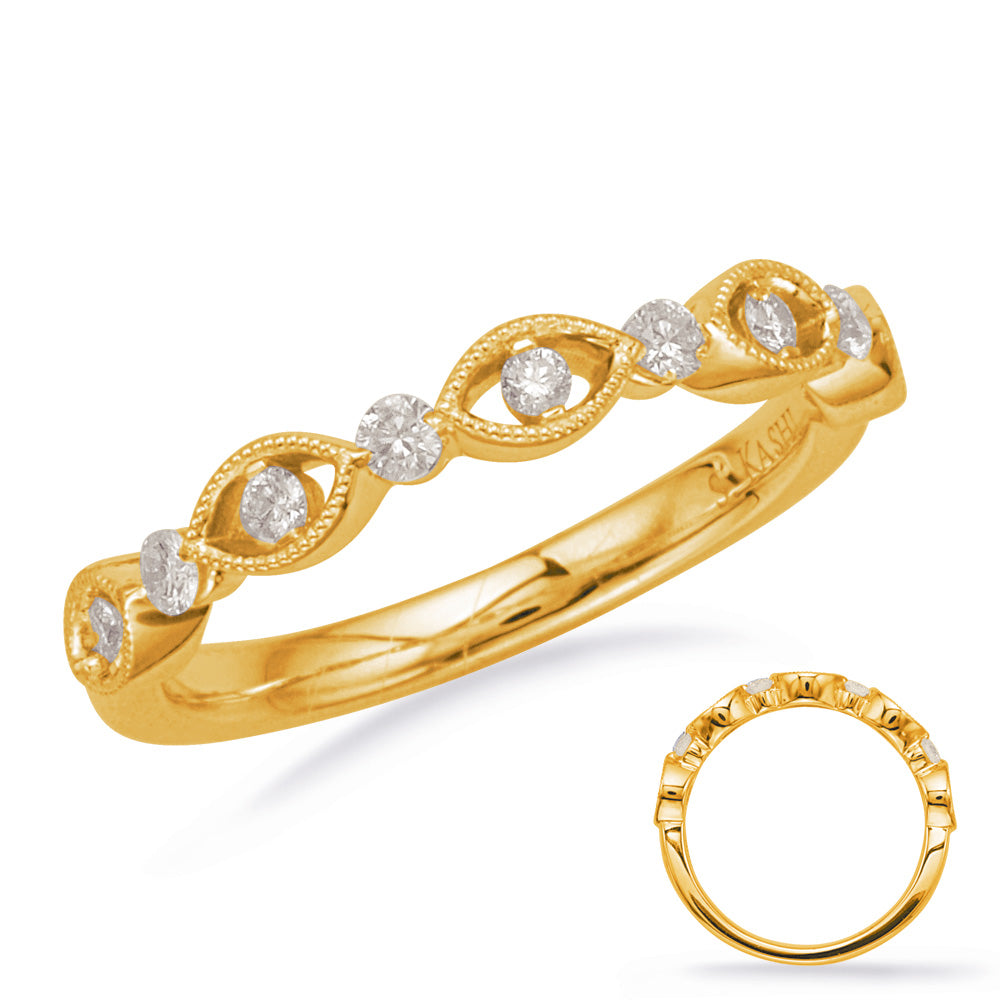 Yellow Gold Matching Band - EN8133-BYG