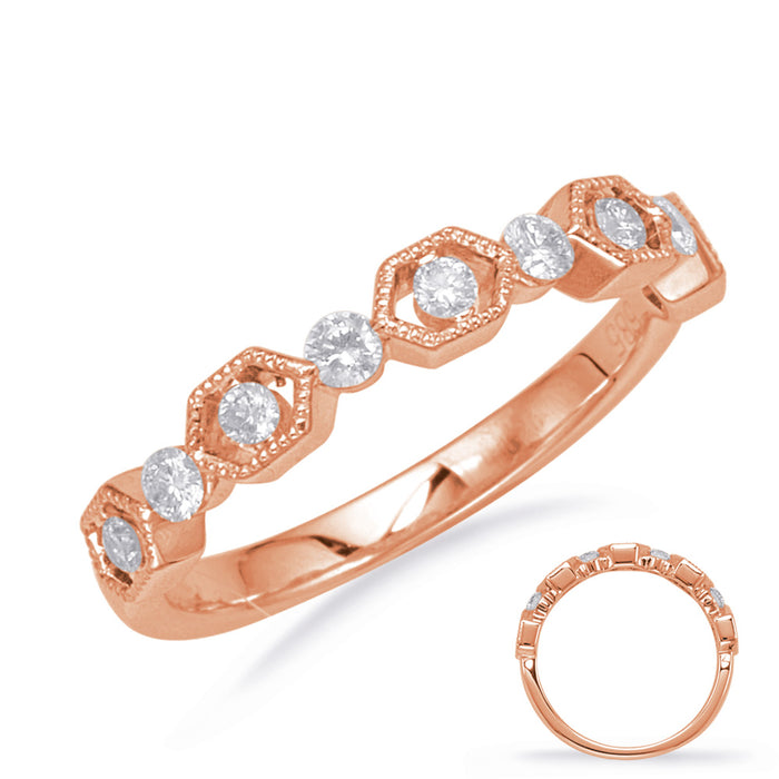 Rose Gold Matching Band - EN8134-BRG