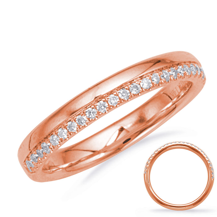 Rose Gold Matching Band - EN8136-BRG