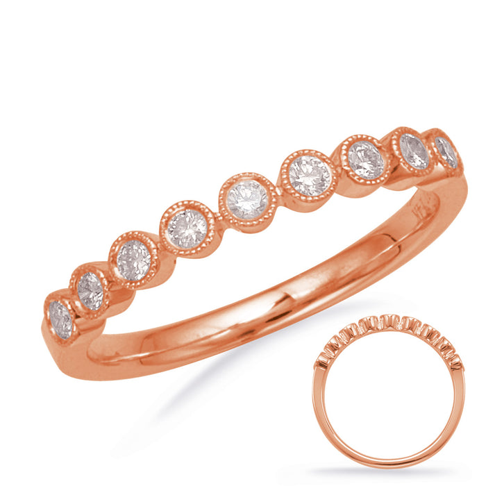 Rose Gold Matching Band - EN8138-BRG