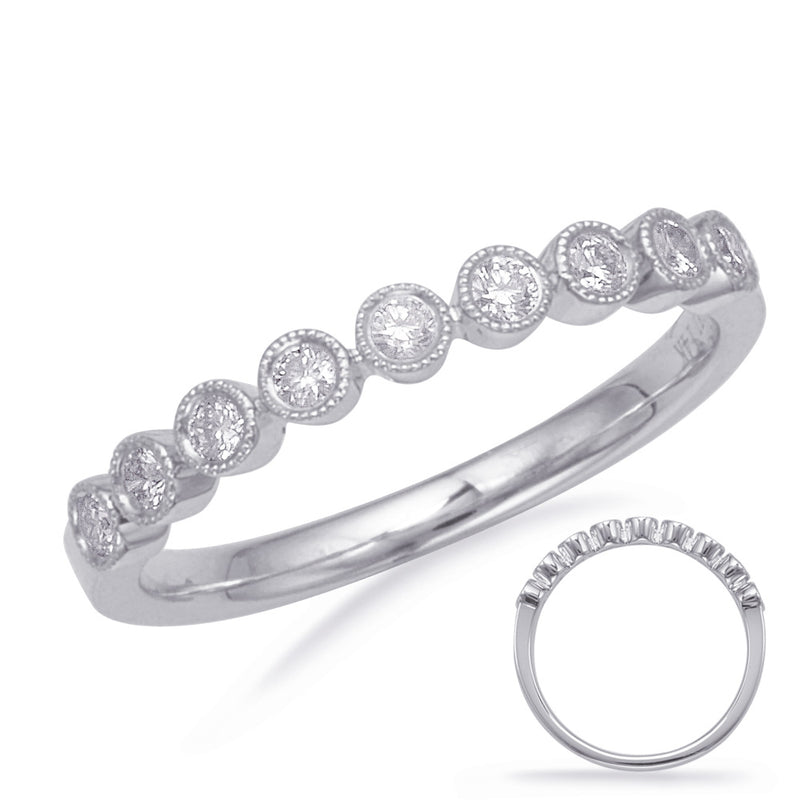 White Gold Matching Band - EN8138-BWG